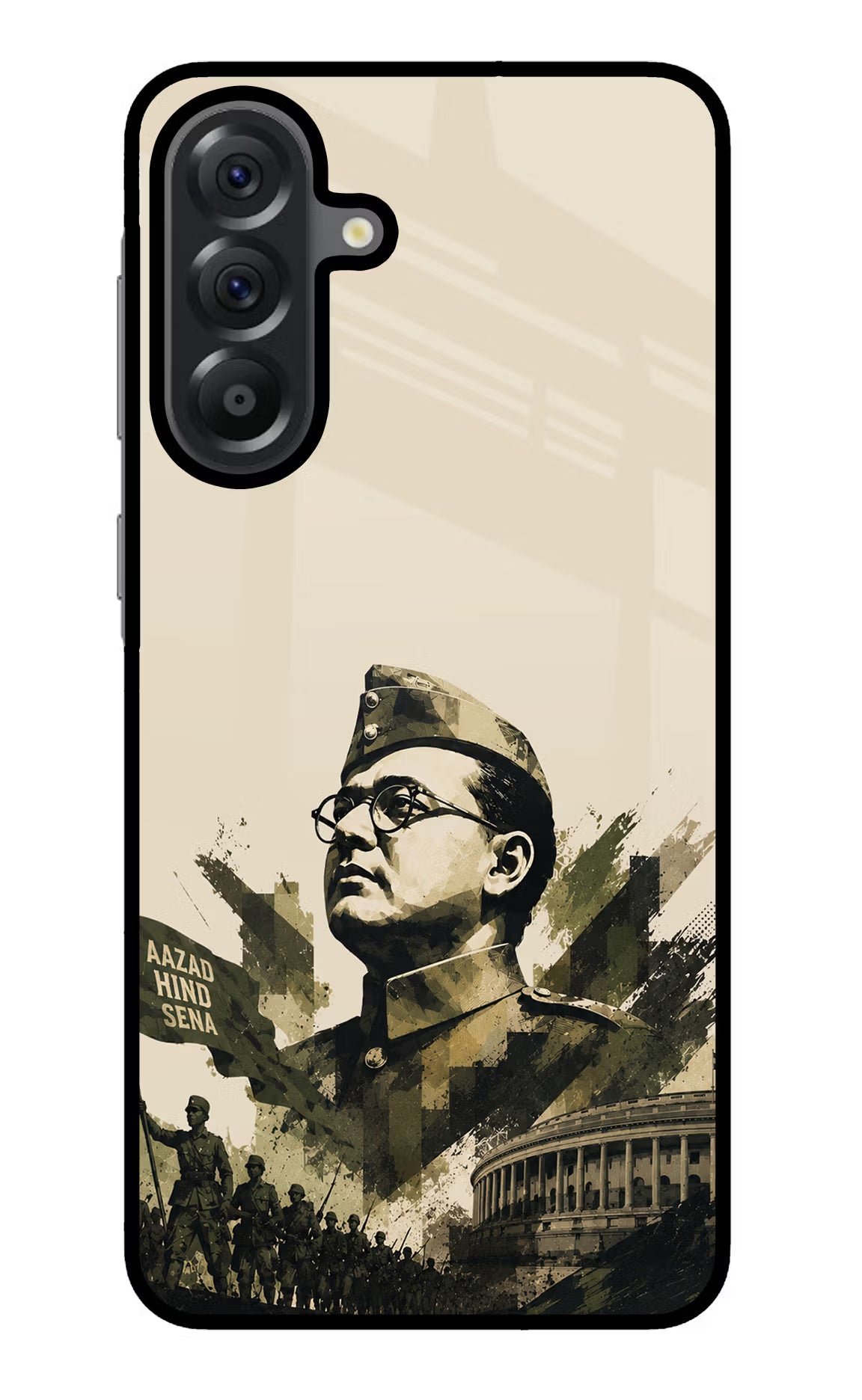 Netaji Rising Samsung A56 5G Glass Case