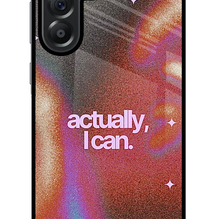 Pink Aura Samsung A56 5G Glass Case Back Cover by Casekaro