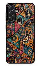 Folk Print Samsung A56 5G Glass Case