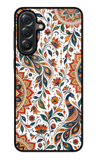 White Mayura Samsung A56 5G Glass Case
