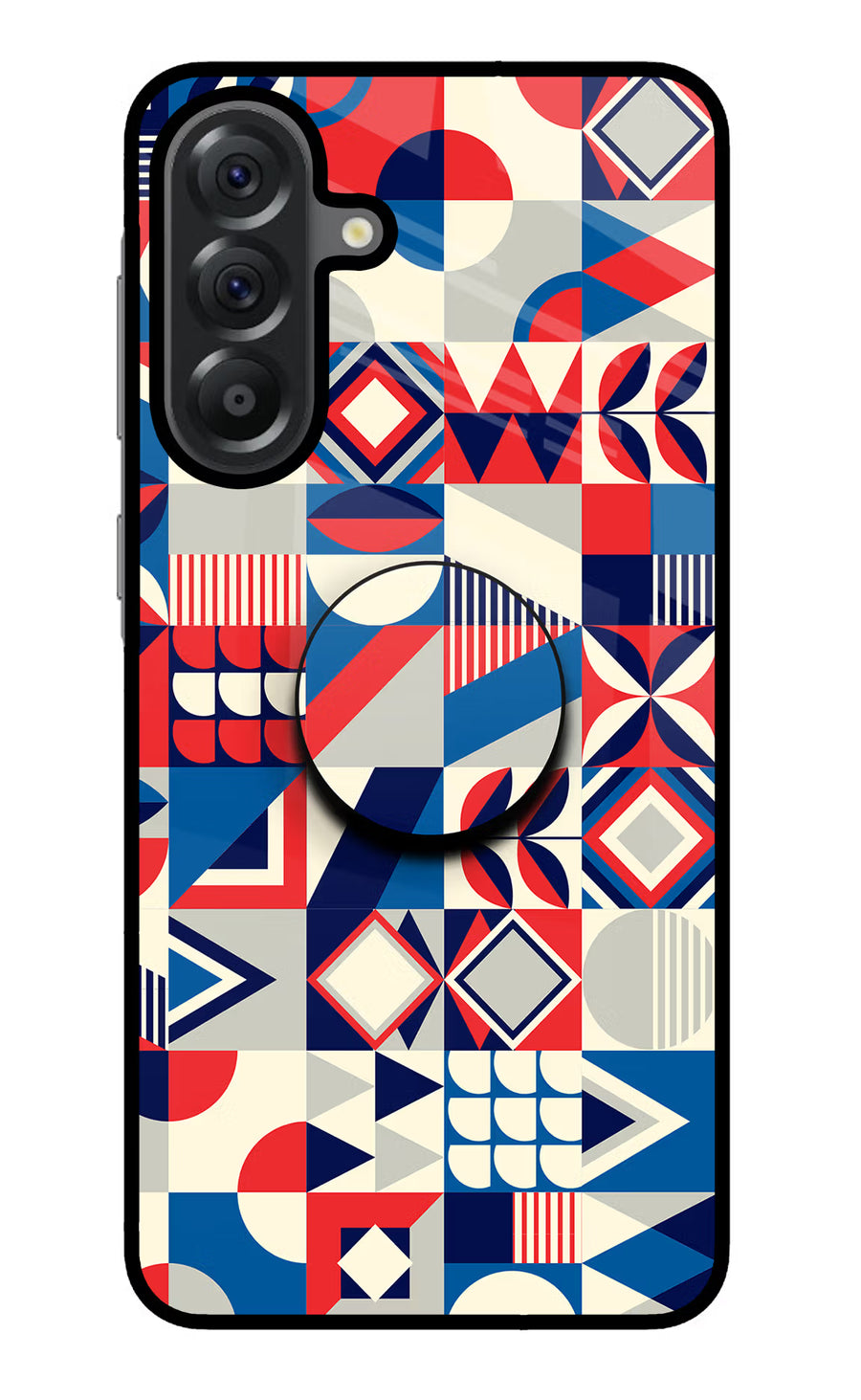 Colorful Pattern Samsung A56 5G Pop Case, Glass case
