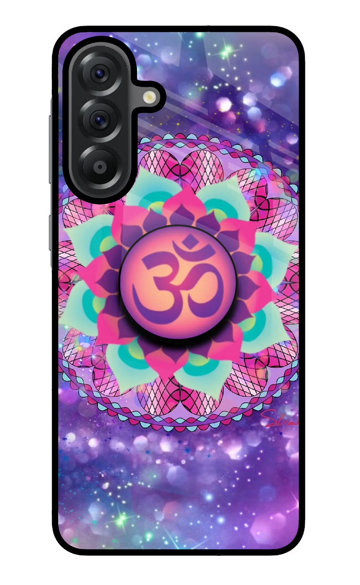 Om Purple Samsung A56 5G Pop Case by Casekaro