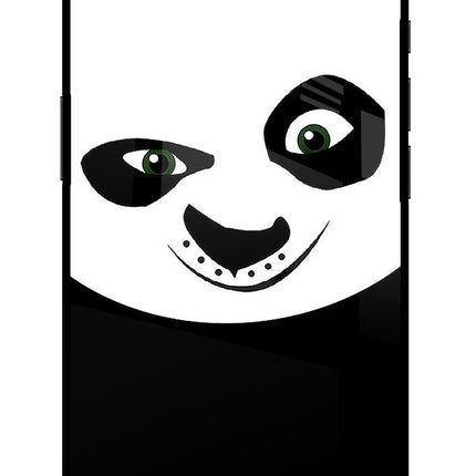 Panda iPhone 16e Glass Case Back Cover by Casekaro