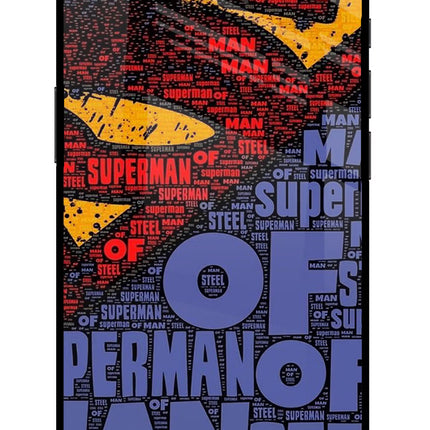 Superman iPhone 16e Glass Case Back Cover by Casekaro