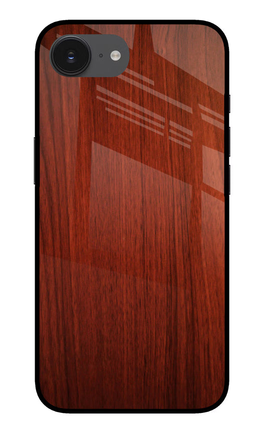 Wooden Plain Pattern iPhone 16e Glass Case