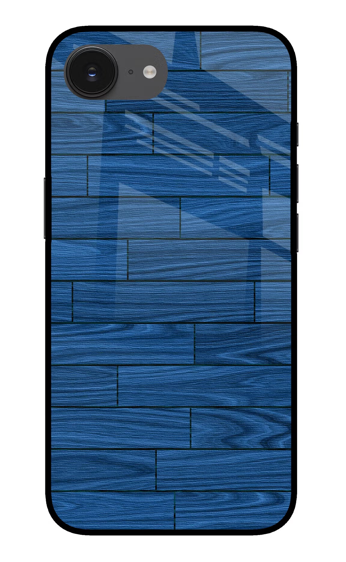 Wooden Texture iPhone 16e Glass Case Back Cover by Casekaro