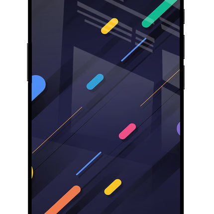 Abstract Design iPhone 16e Glass Case Back Cover by Casekaro
