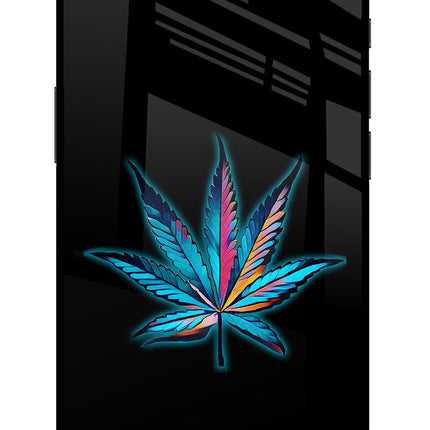 Weed iPhone 16e Glass Case Back Cover by Casekaro