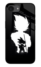 Goku Shadow iPhone 16e Glass Case