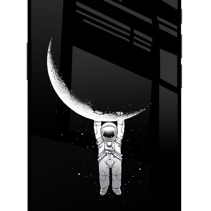 Moon Space iPhone 16e Glass Case