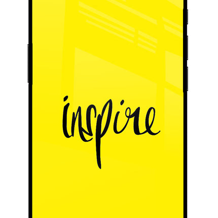 Inspire iPhone 16e Glass Case Back Cover by Casekaro