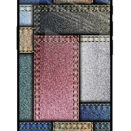Multicolor Jeans iPhone 16e Glass Case Back Cover by Casekaro