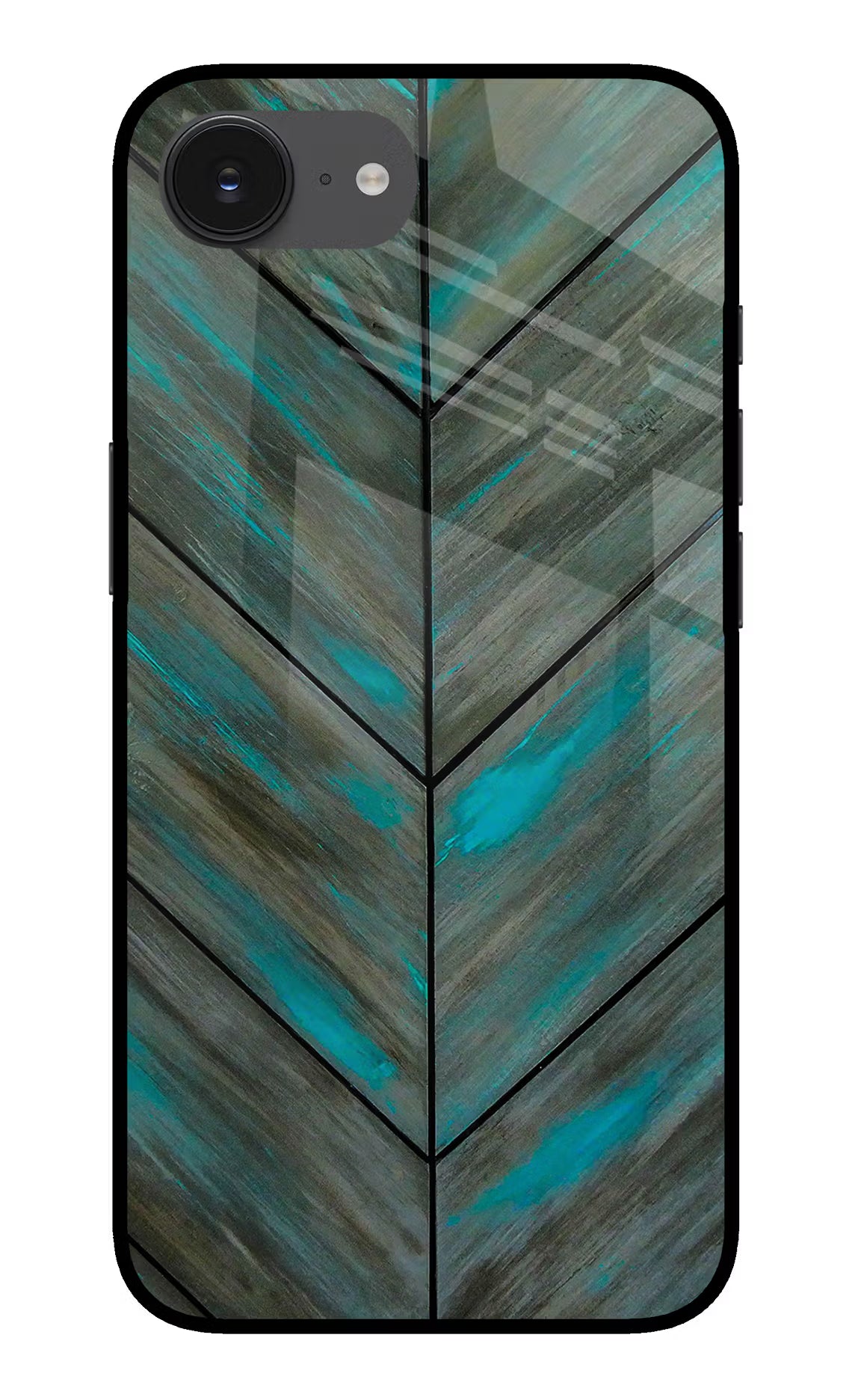 Pattern iPhone 16e Glass Case Back Cover by Casekaro