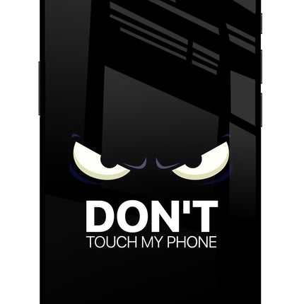 Don'T Touch My Phone iPhone 16e Glass Case