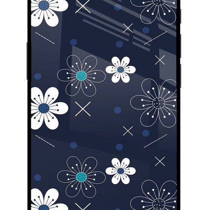 Flowers iPhone 16e Glass Case Back Cover by Casekaro