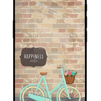 Happiness Artwork iPhone 16e Glass Case Back Cover by Casekaro