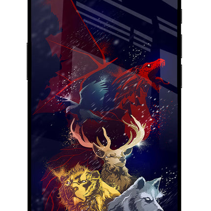 Game Of Thrones iPhone 16e Glass Case Back Cover by Casekaro