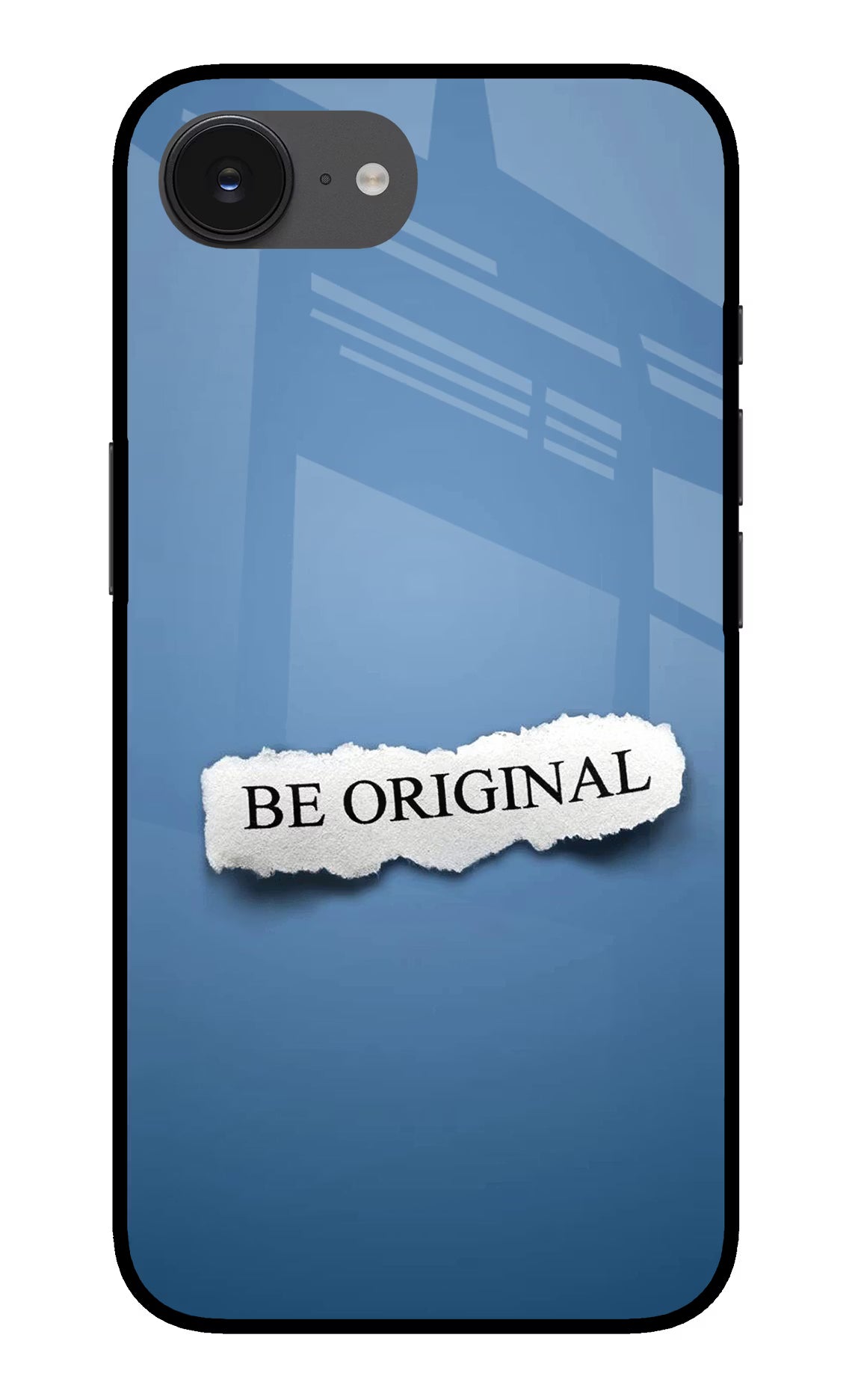 Be Original iPhone 16e Glass Case Back Cover by Casekaro