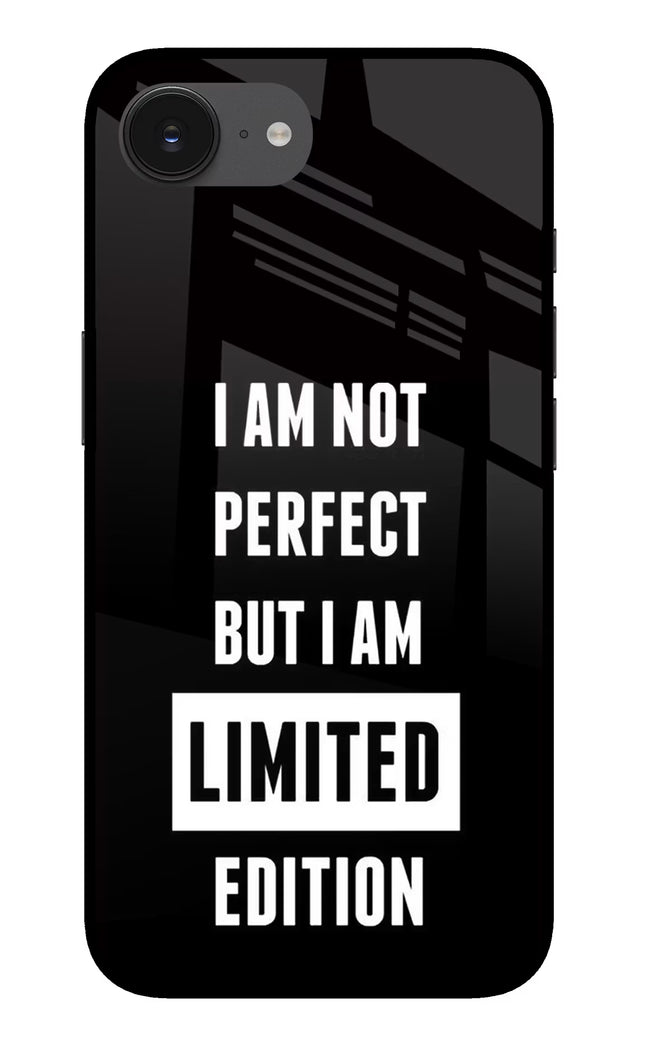 I Am Not Perfect But I Am Limited Edition iPhone 16e Glass Case