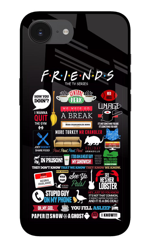 FRIENDS iPhone 16e Glass Case