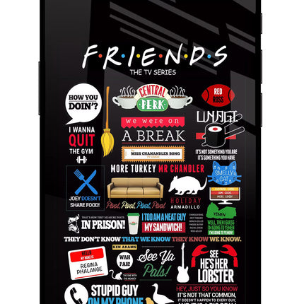 FRIENDS iPhone 16e Glass Case Back Cover by Casekaro