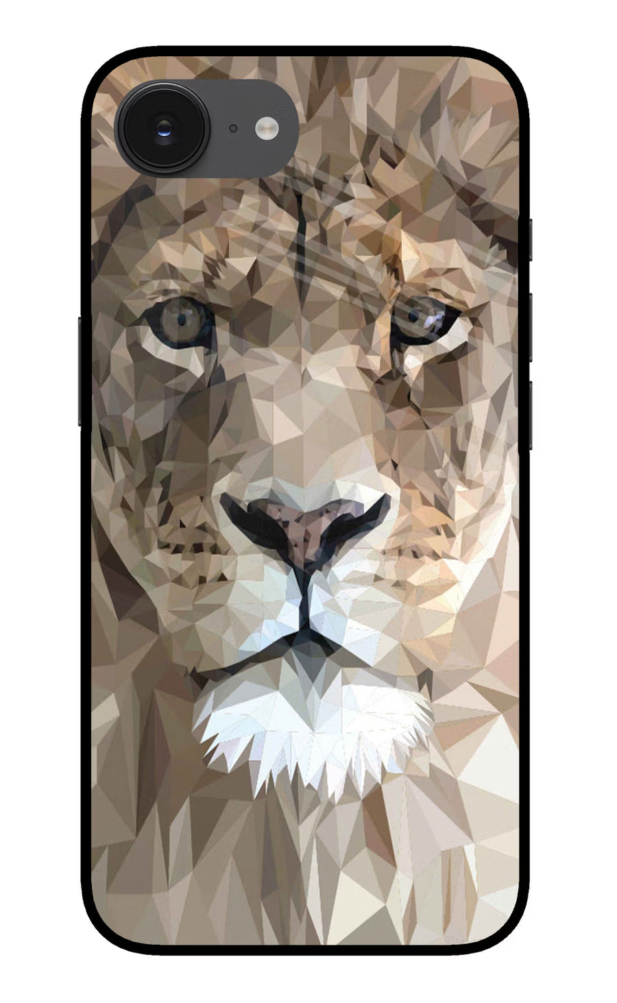 Lion Art iPhone 16e Back Cover, Glass case