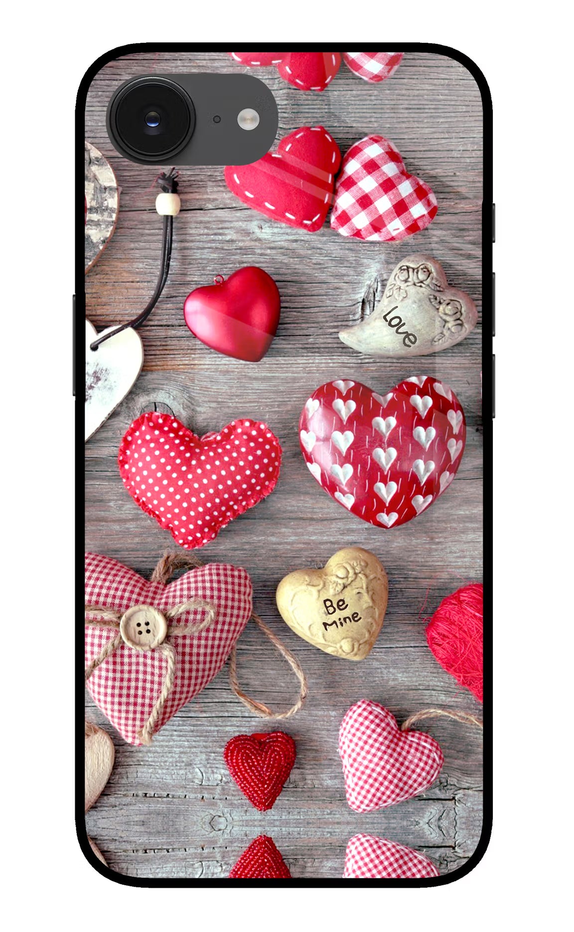 Love Wallpaper iPhone 16e Glass Case