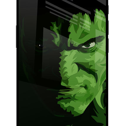 HULK iPhone 16e Glass Case Back Cover by Casekaro