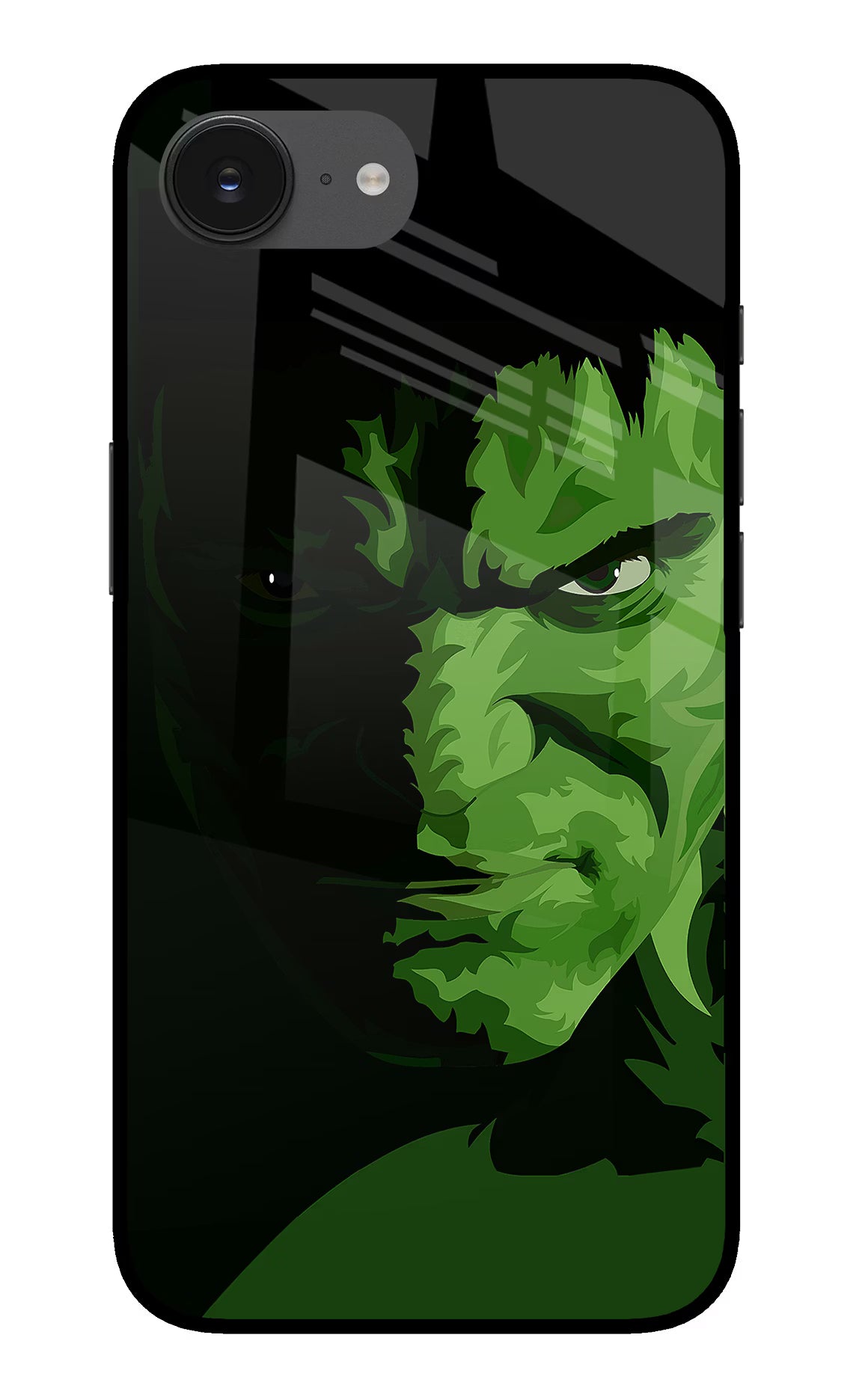 HULK iPhone 16e Glass Case Back Cover by Casekaro