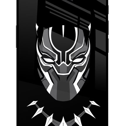 Black Panther iPhone 16e Glass Case Back Cover by Casekaro