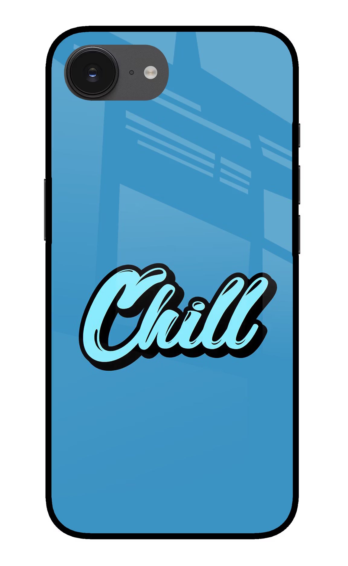 Chill iPhone 16e Glass Case Back Cover by Casekaro
