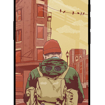Adventurous iPhone 16e Glass Case Back Cover by Casekaro