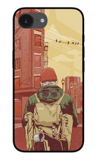 Adventurous iPhone 16e Glass Case Back Cover by Casekaro