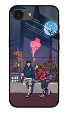 Chilling Couple iPhone 16e Glass Case