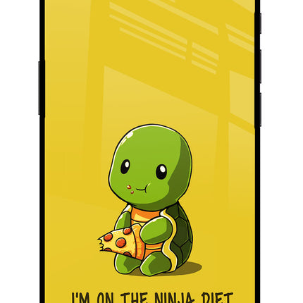 I'm on Ninja Diet iPhone 16e Glass Case Back Cover by Casekaro