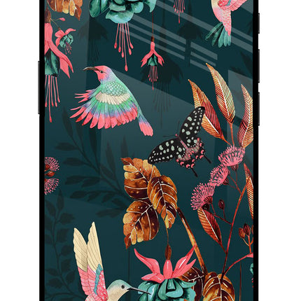 Birds iPhone 16e Glass Case Back Cover by Casekaro