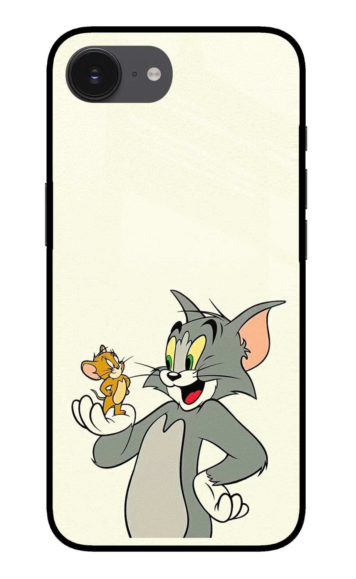 Tom & Jerry iPhone 16e Glass Case Back Cover by Casekaro