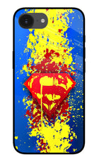 Superman logo iPhone 16e Glass Case
