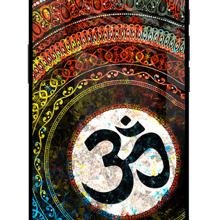 Om Cultural iPhone 16e Glass Case Back Cover by Casekaro