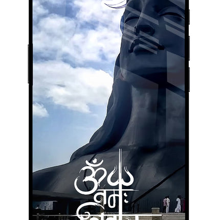 Om Namah Shivay iPhone 16e Glass Case Back Cover by Casekaro