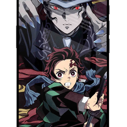 Demon Slayer iPhone 16e Glass Case Back Cover by Casekaro