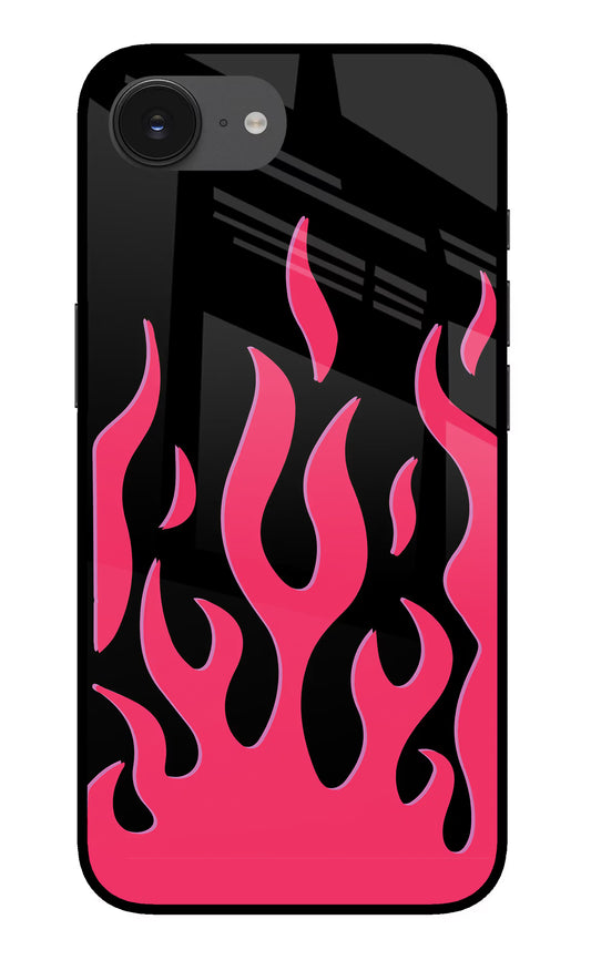 Fire Flames iPhone 16e Glass Case