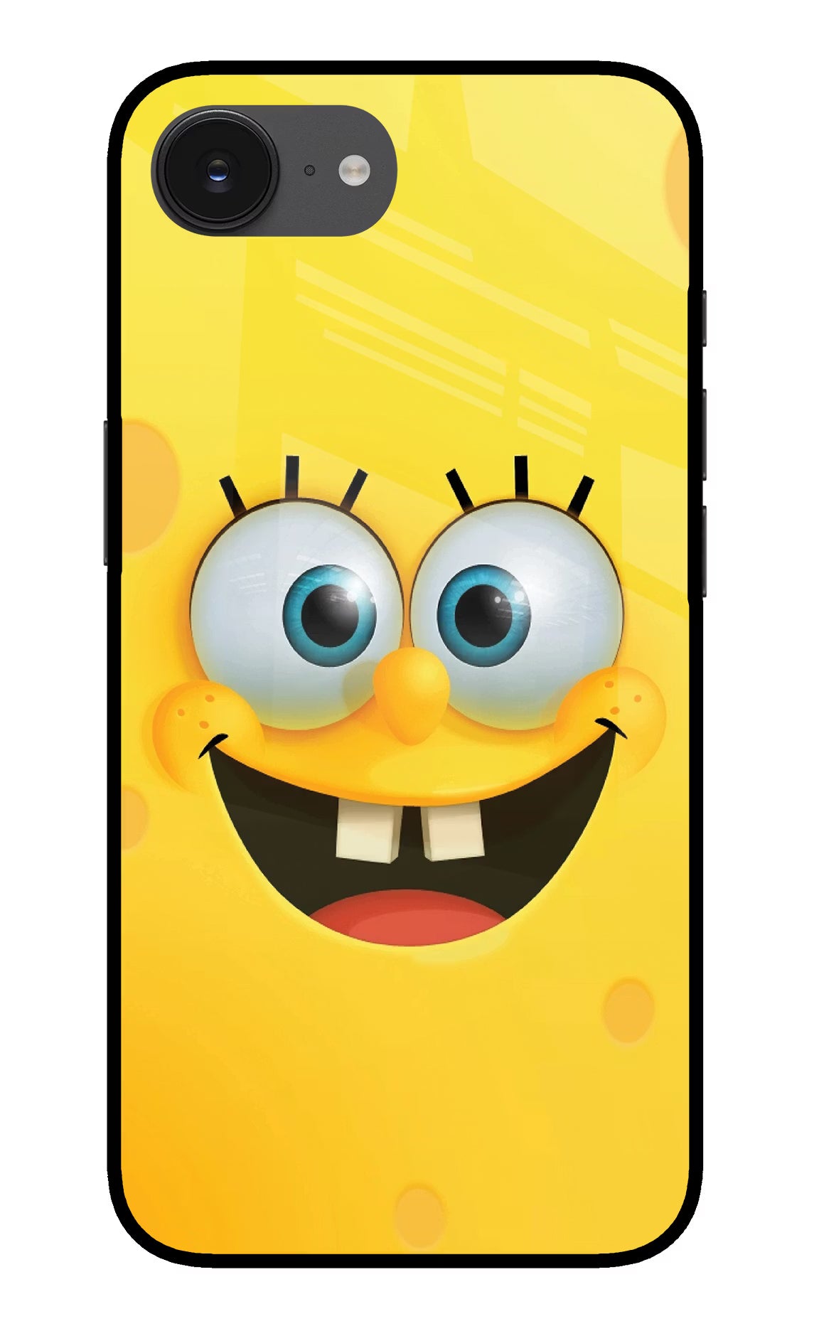 Sponge 1 iPhone 16e Glass Case Back Cover by Casekaro