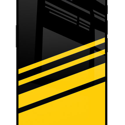 Yellow Shades iPhone 16e Glass Case Back Cover by Casekaro