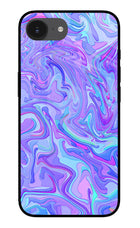 Glitter iPhone 16e Glass Case Back Cover by Casekaro