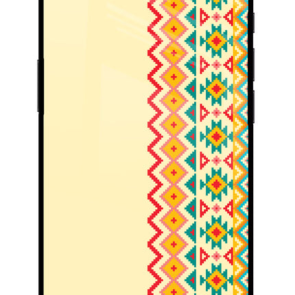 Ethnic Seamless iPhone 16e Glass Case Back Cover by Casekaro