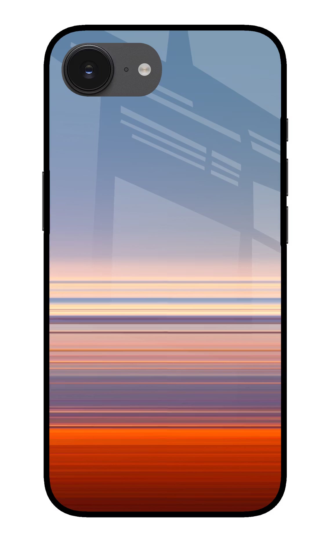 Morning Colors iPhone 16e Glass Case Back Cover by Casekaro