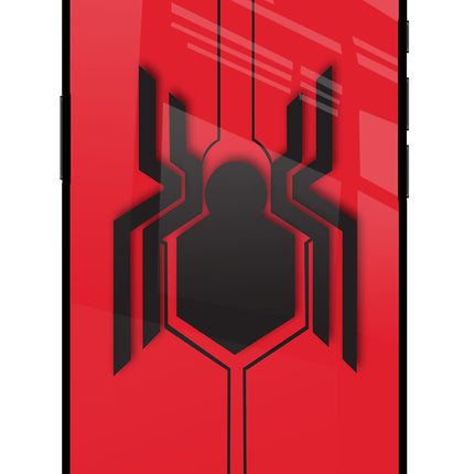 Spider iPhone 16e Glass Case Back Cover by Casekaro