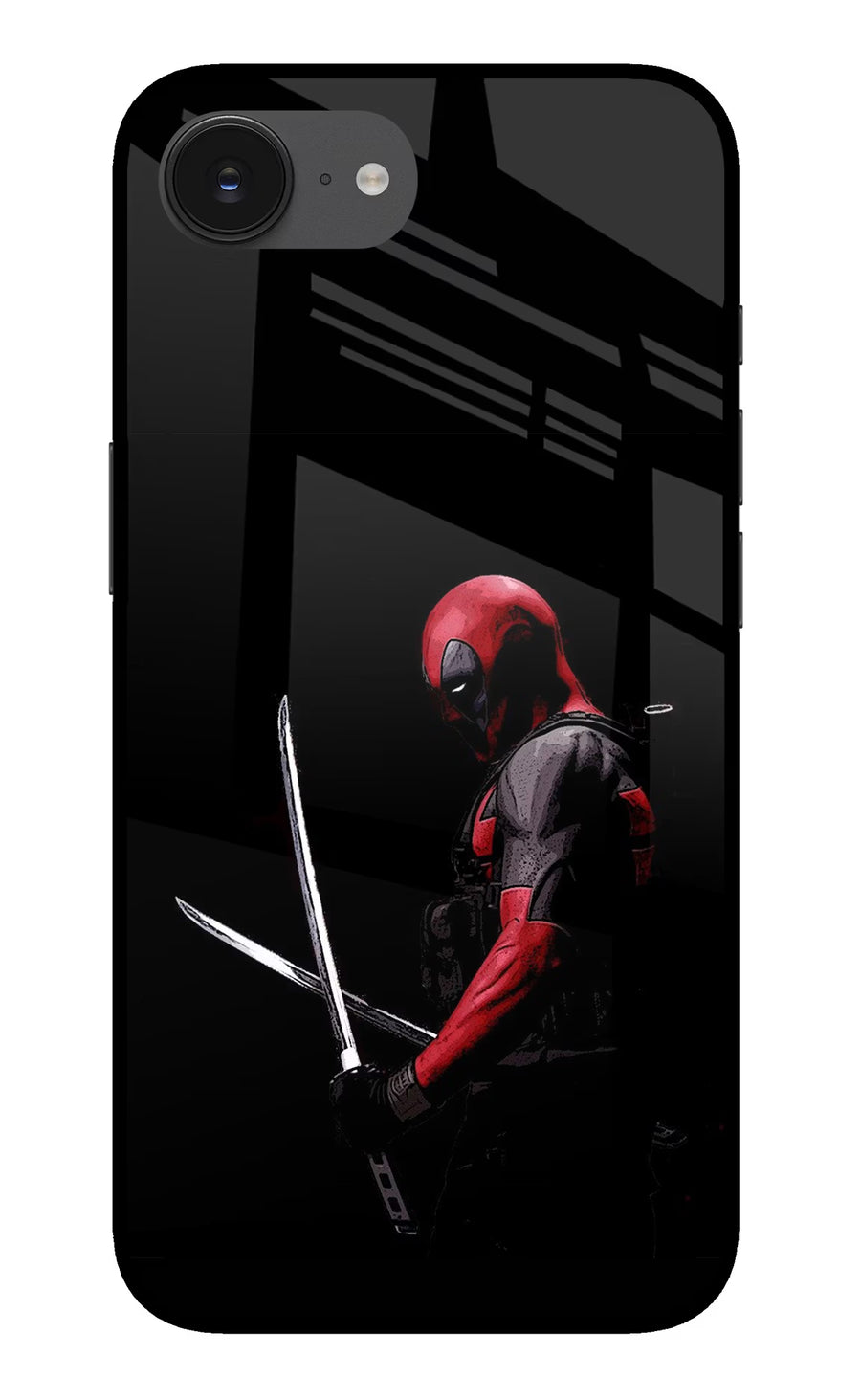 Deadpool iPhone 16e Back Cover, Glass case