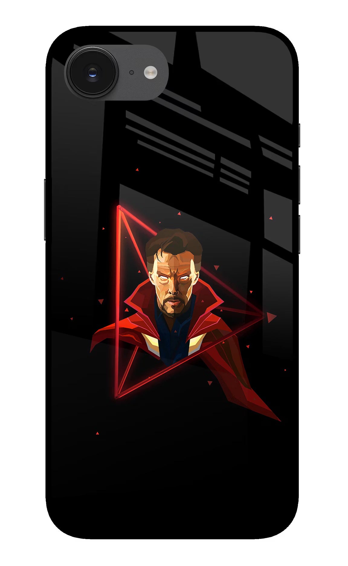 Doctor Ordinary iPhone 16e Glass Case Back Cover by Casekaro